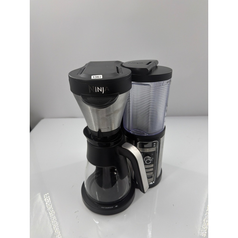 Ninja Coffee Bar CF081 Brewer System Multi-Serve Coffee Maker Glass Carafe Black
